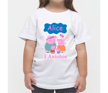 CAMISETA PARA ANIVERSÁRIO PERSONALIZADA